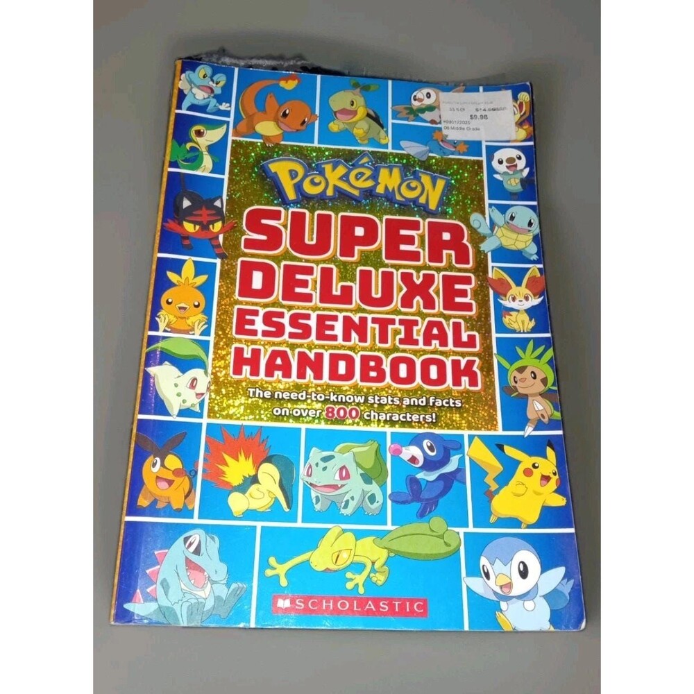Pokemon Super Deluxe Essential Handbook by Scholastic Ed (2018, Library Binding)